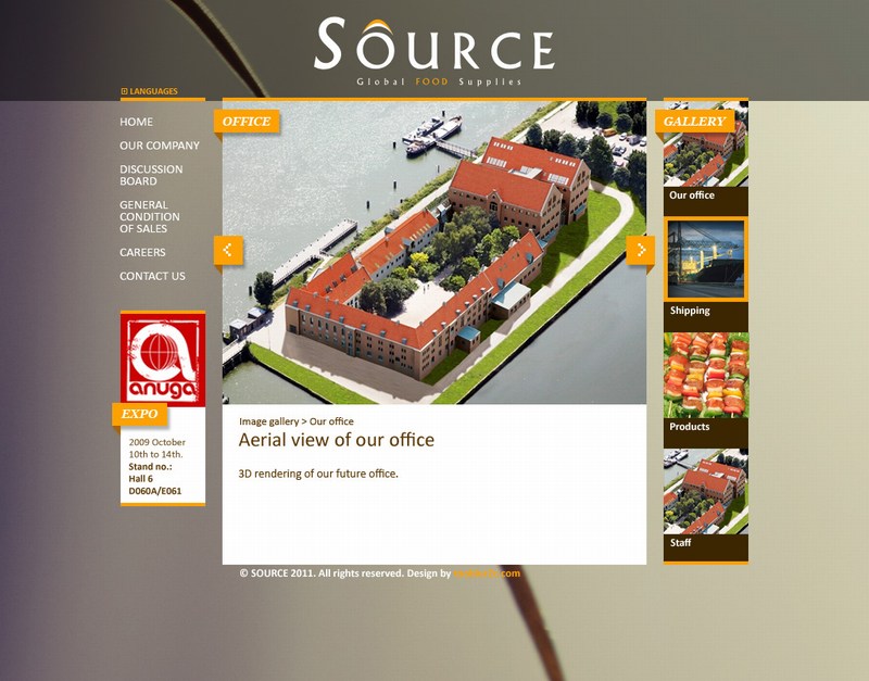 Website Redesign – SourceFood Gmbh