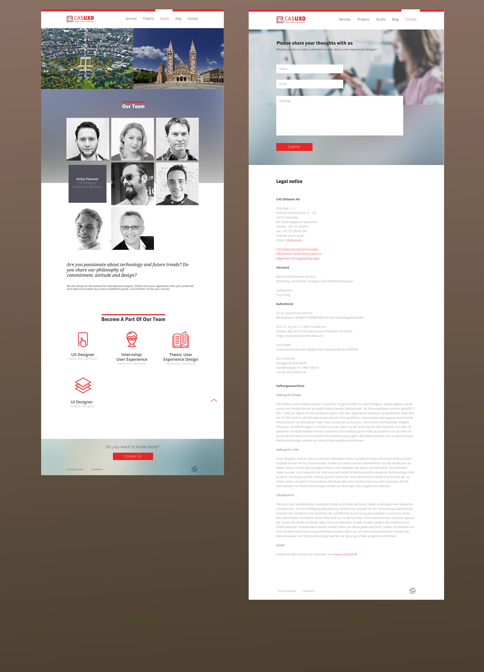 UXD webdesign concept