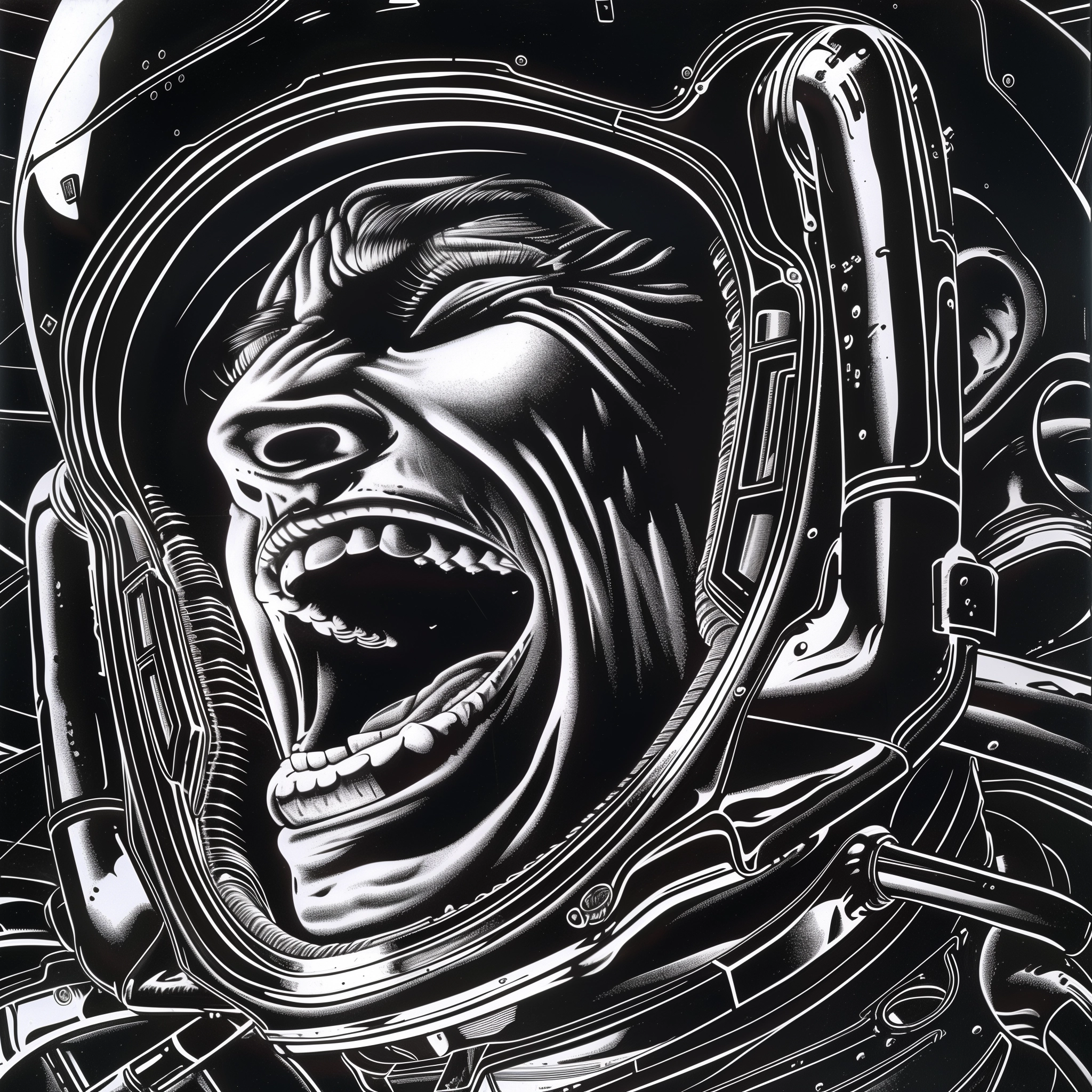 In space no one hears you scream.