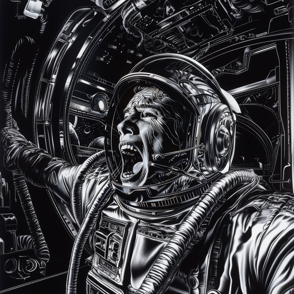 In space no one hears you scream.